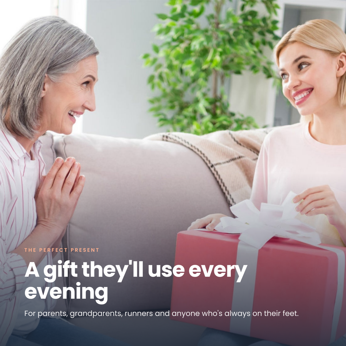 Giving a Kneetique knee massager as a gift